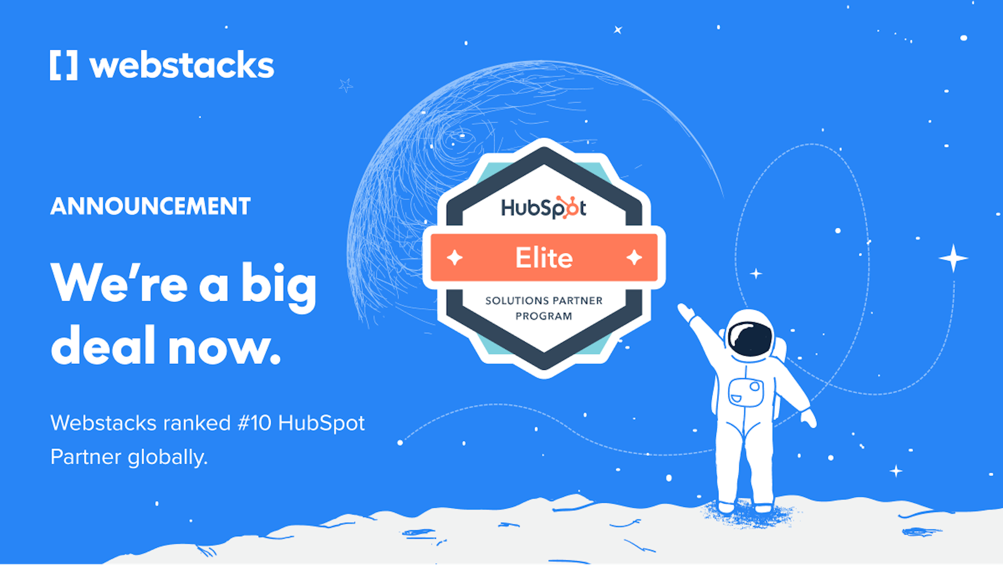 Featured Image for Webstacks named Elite Solutions Partner by HubSpot