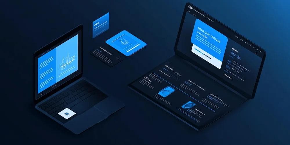 an illustration of medtech website redesign