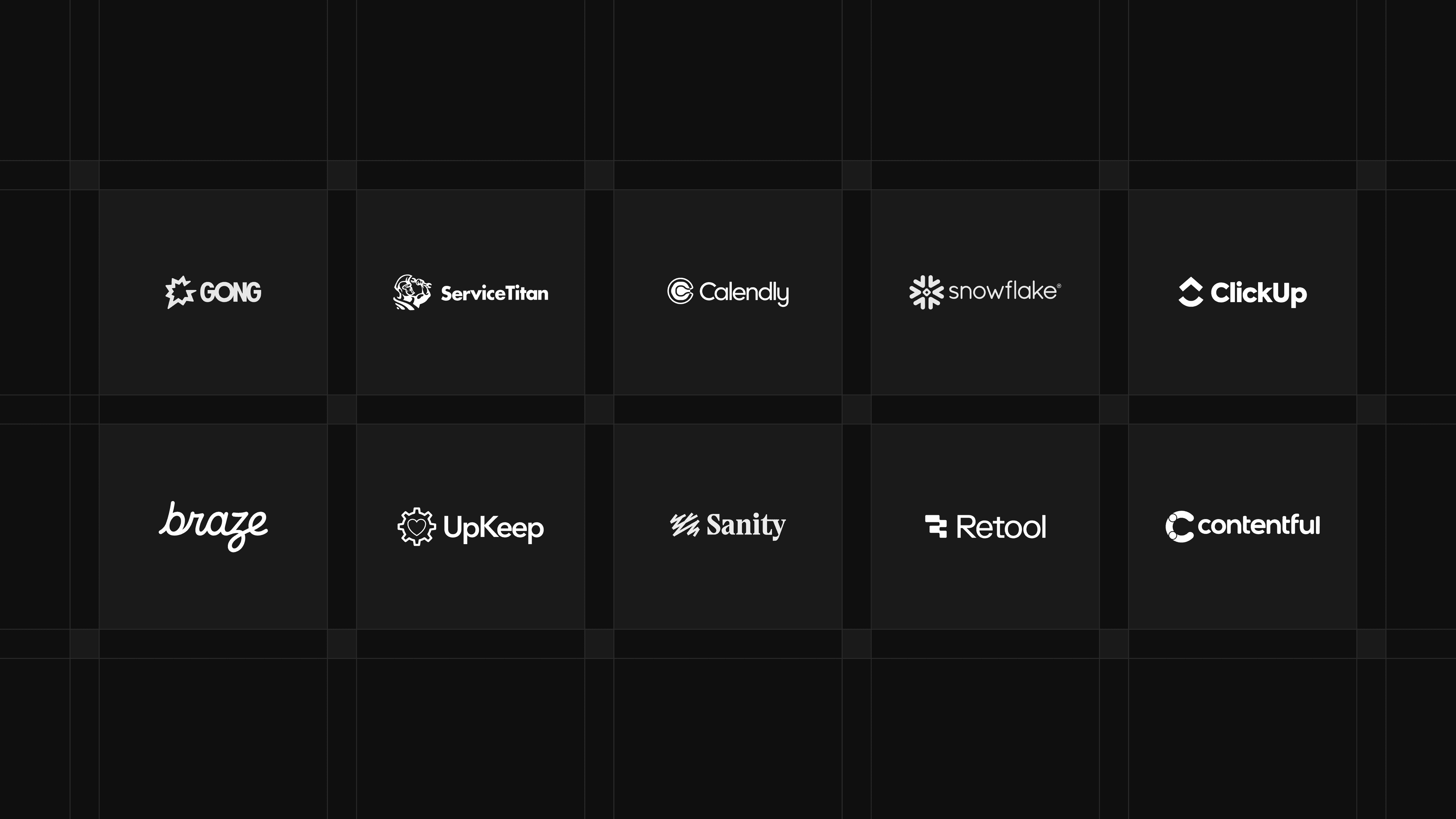 B2B tech brand logos