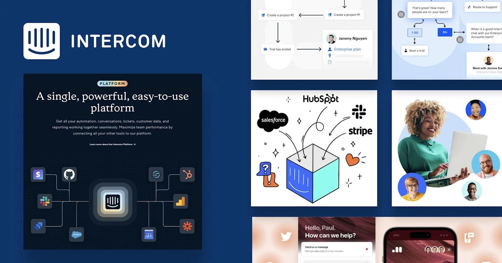 Intercom Illustrations from Intercom's website.