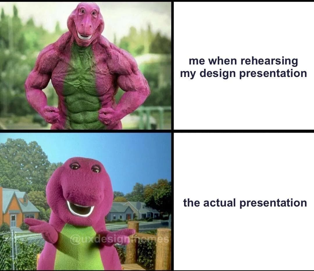 barnie-design-meme A design meme using the Barney character.