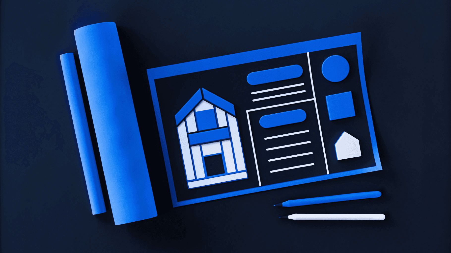 illustration of website structure