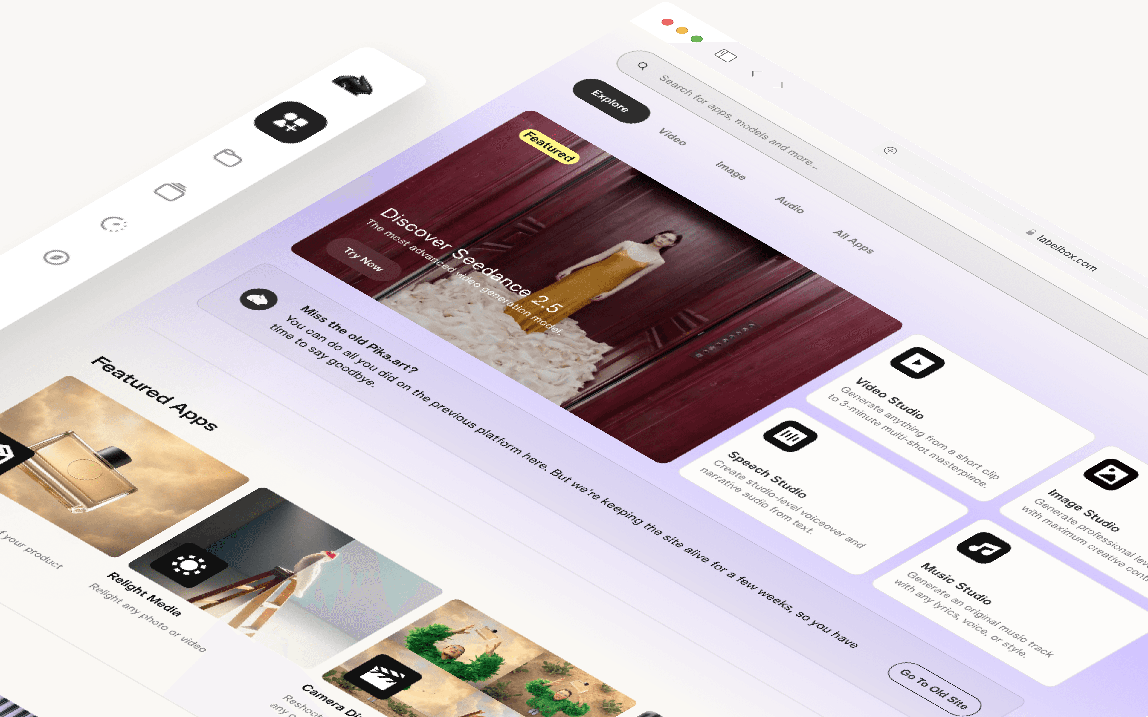 Pika Art homepage design