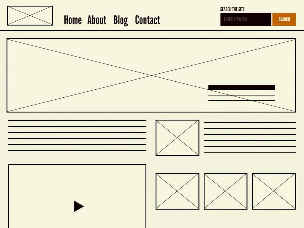Template 1 Atomic web design template example.
