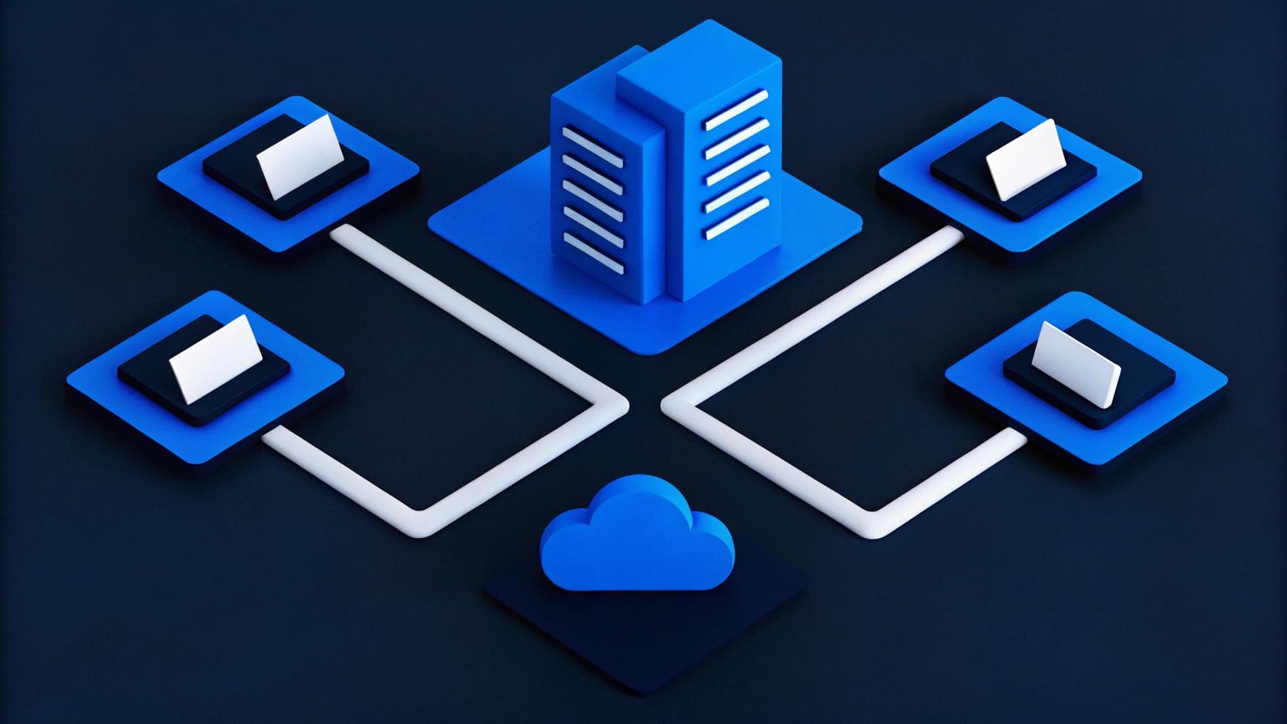 rendering of a large enterprise scaling