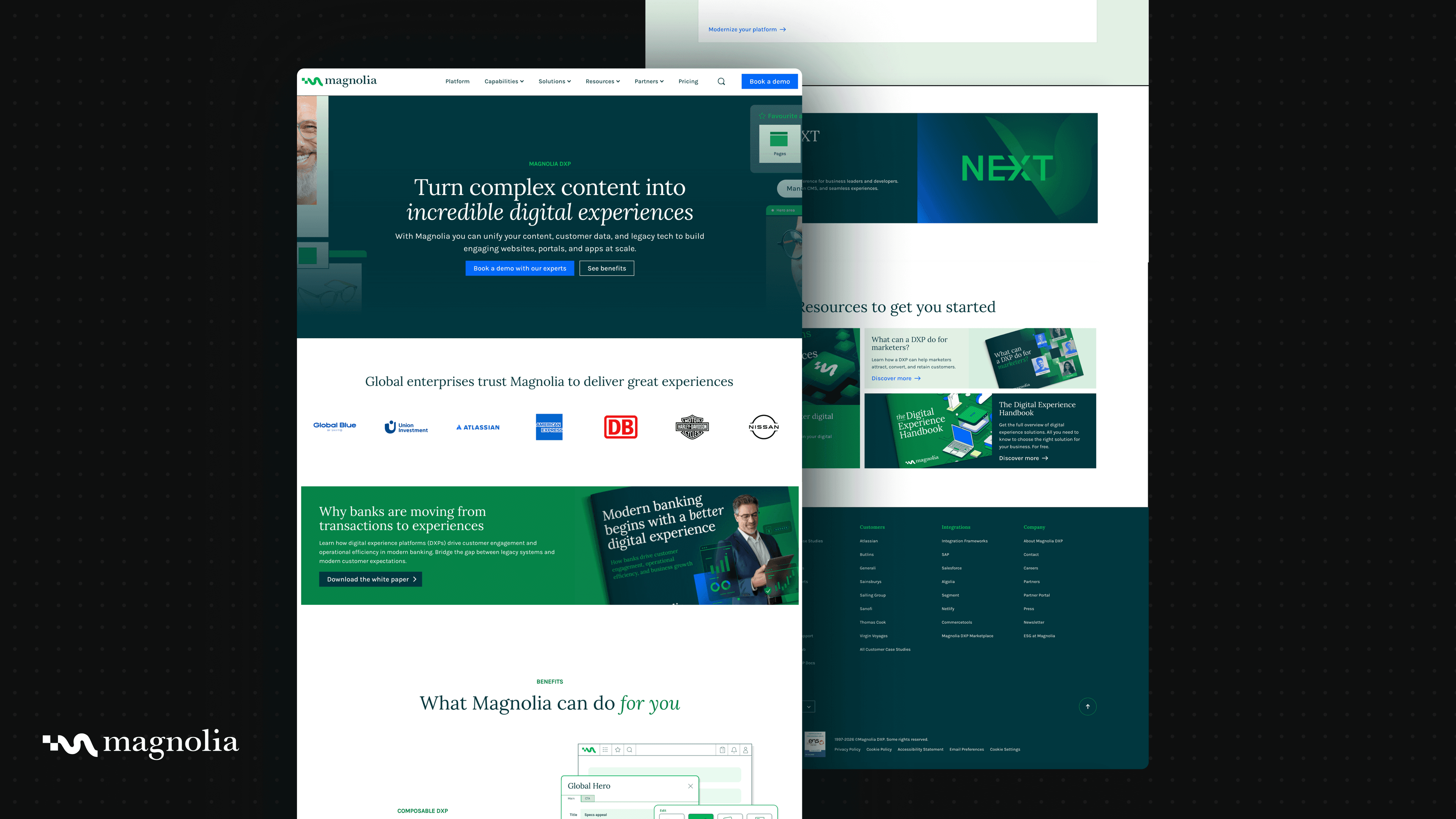 Magnolia CMS screenshot