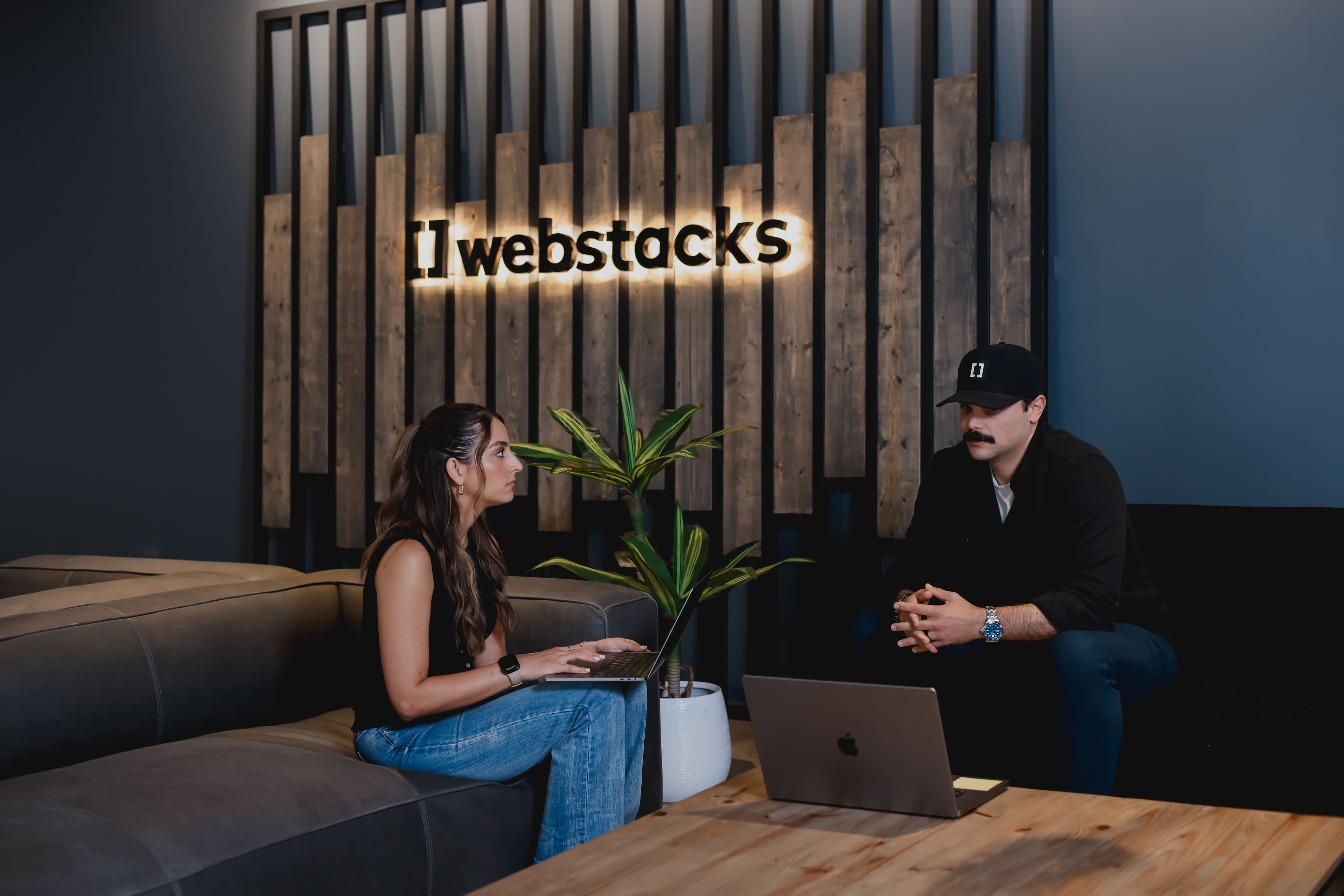 Webstacks employees conversing