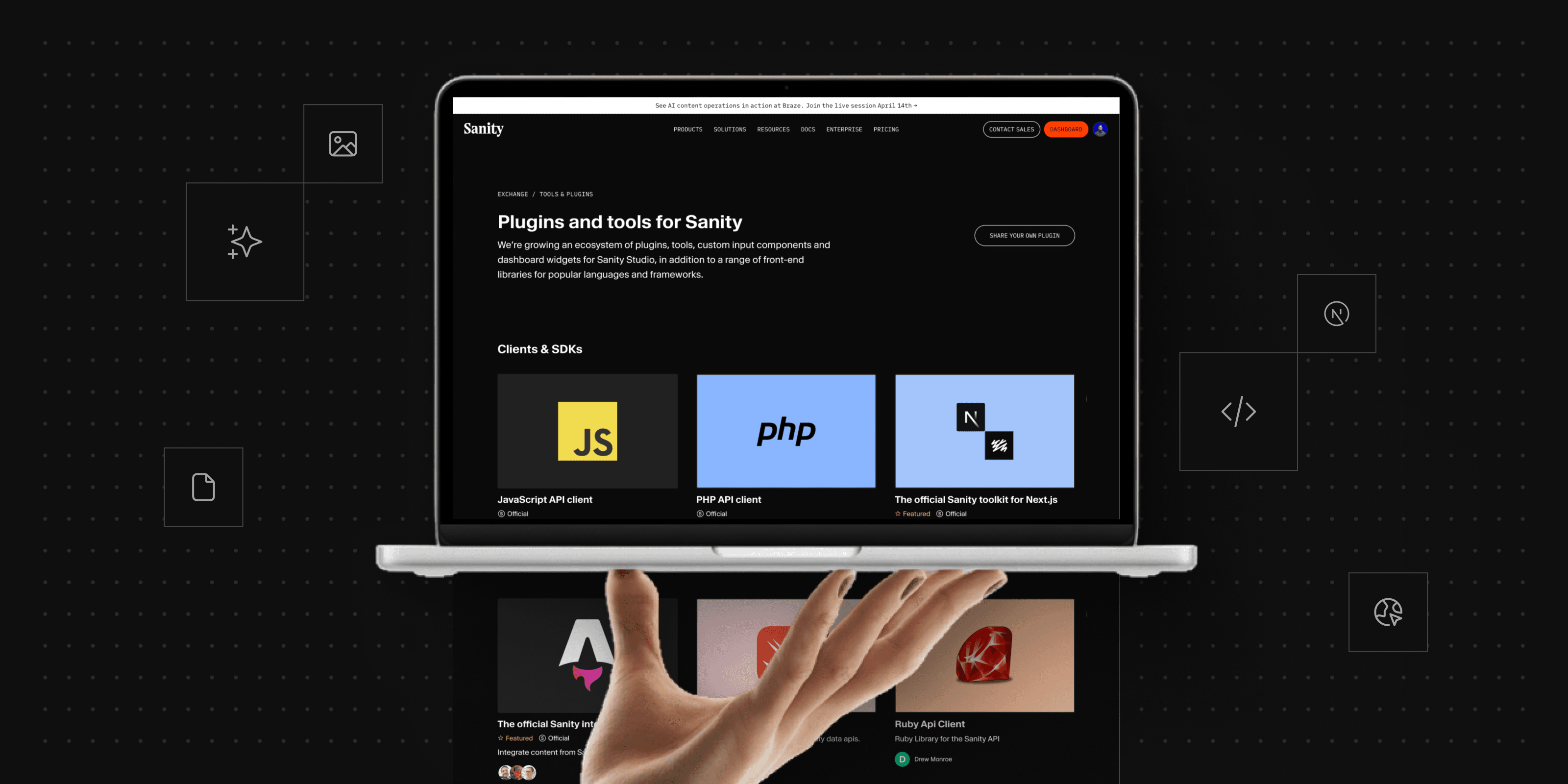 Sanity Media Plugin Page
