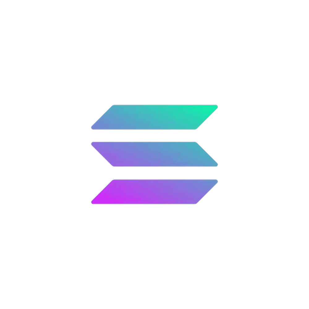 Solana crypto gradient s logo