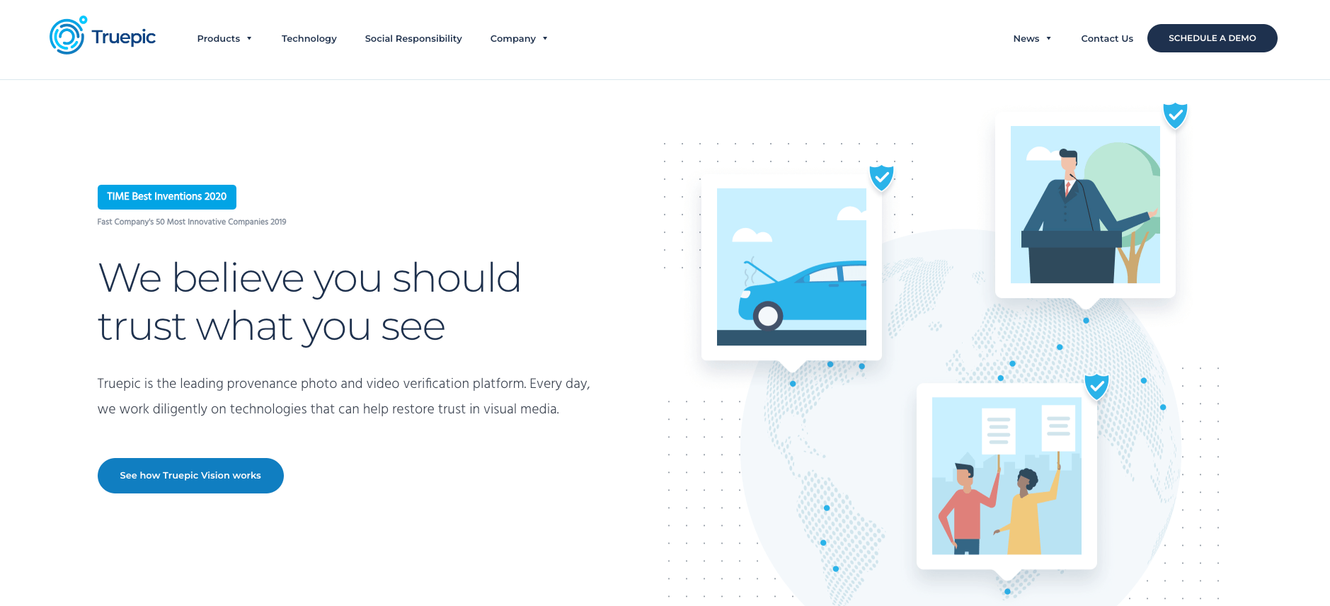 Before state of truepic.com