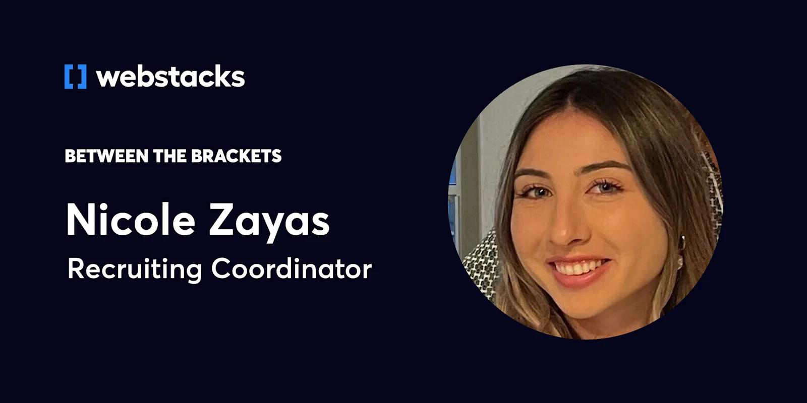 Between the Brackets: Nicole Zayas, Recruiting Coordinator