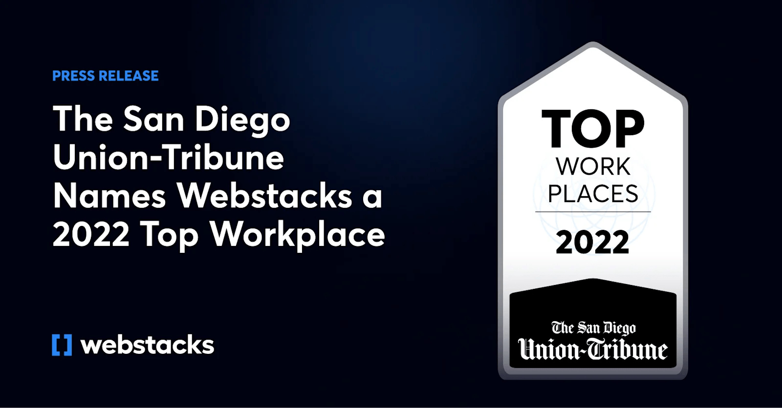 Webstacks named a top workplace in 2022, San Diego Union-Tribune approves