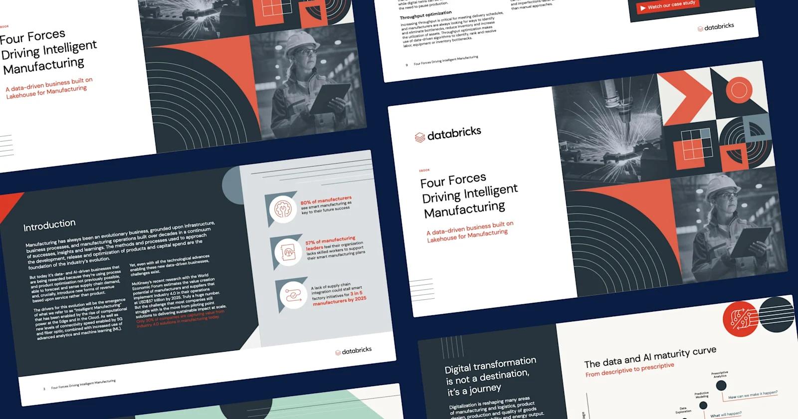 Content from Databricks' ebook on Intelligent Manufacturing.