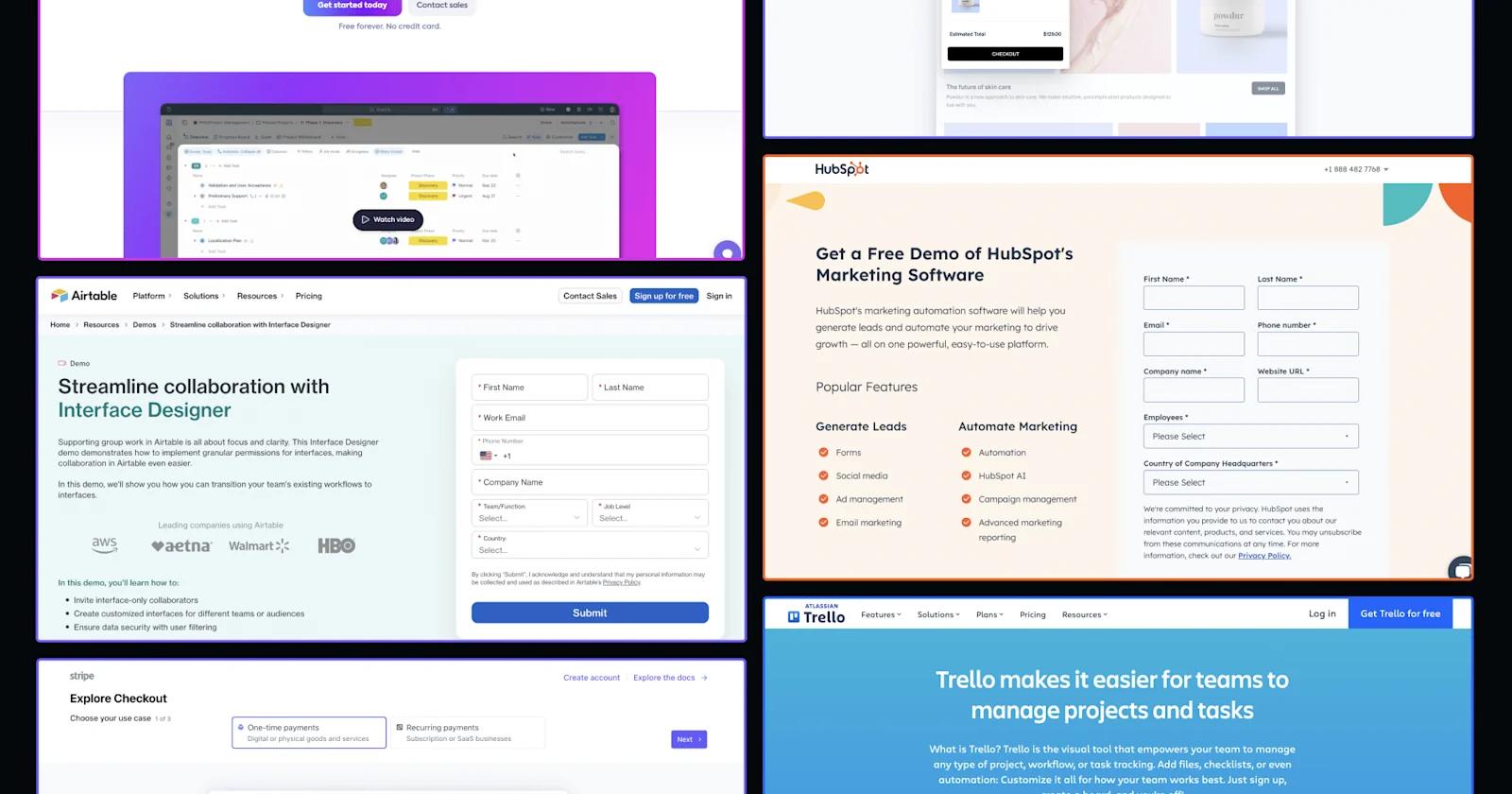 16 Best Demo Page Design Examples + Best Practices