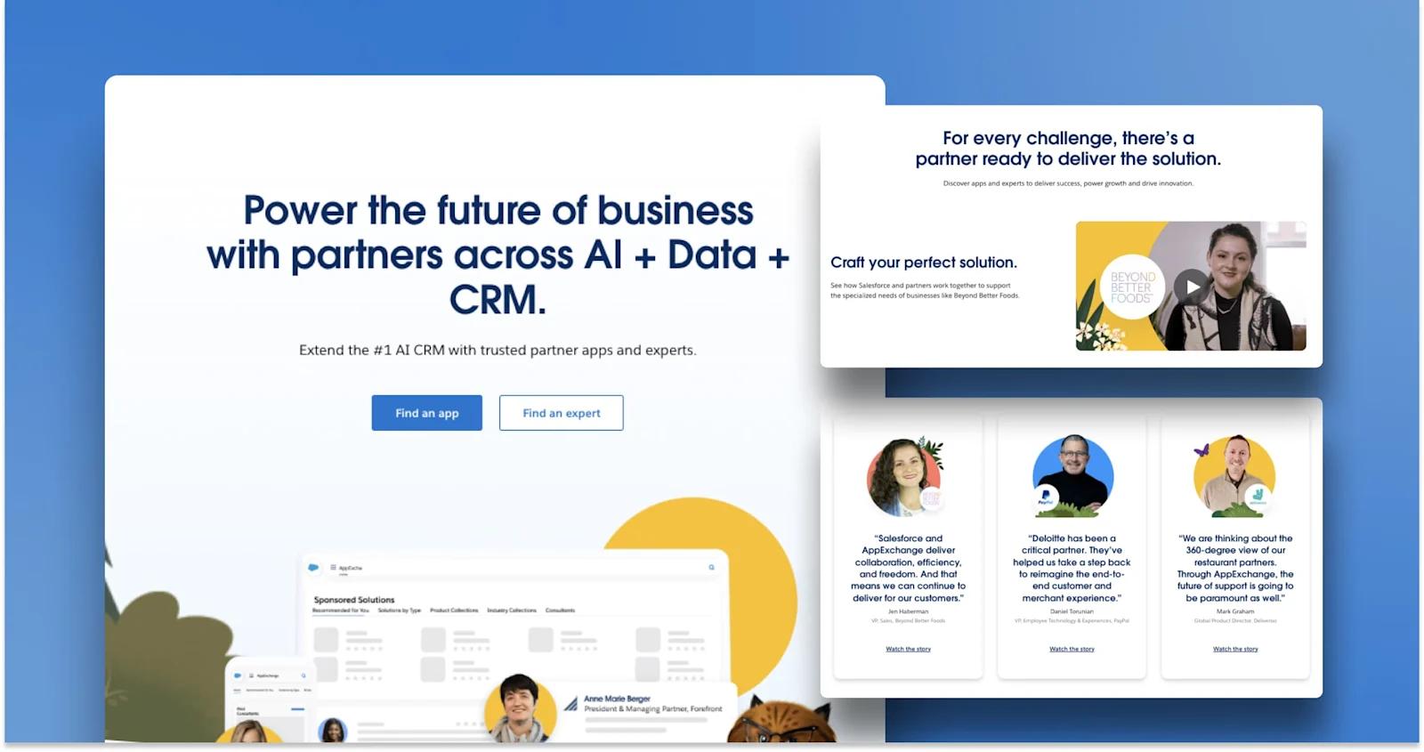 The SalesForce partnerships page.