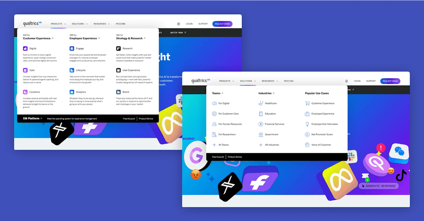 User Menu Examples 7 Mega Menu Examples with Exceptional UX Design