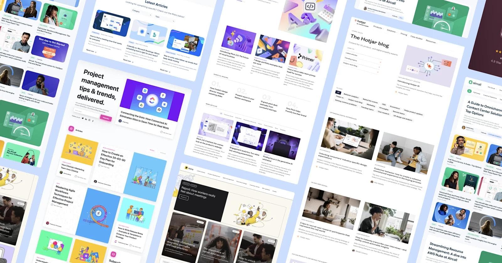 Efficent Blog Example SaaS Blog Design Examples & Best Practices