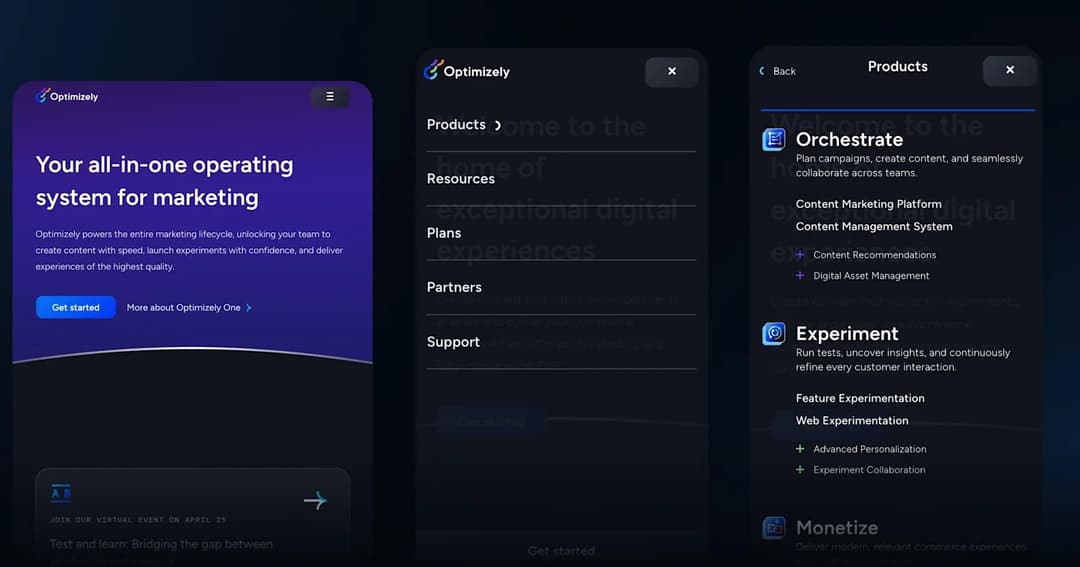 8 Best Mobile Navigation Menu Design Examples in 2025