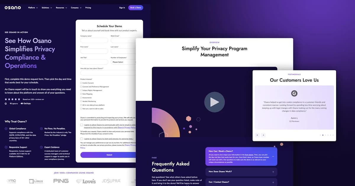 16 Best Demo Page Design Examples + Best Practices
