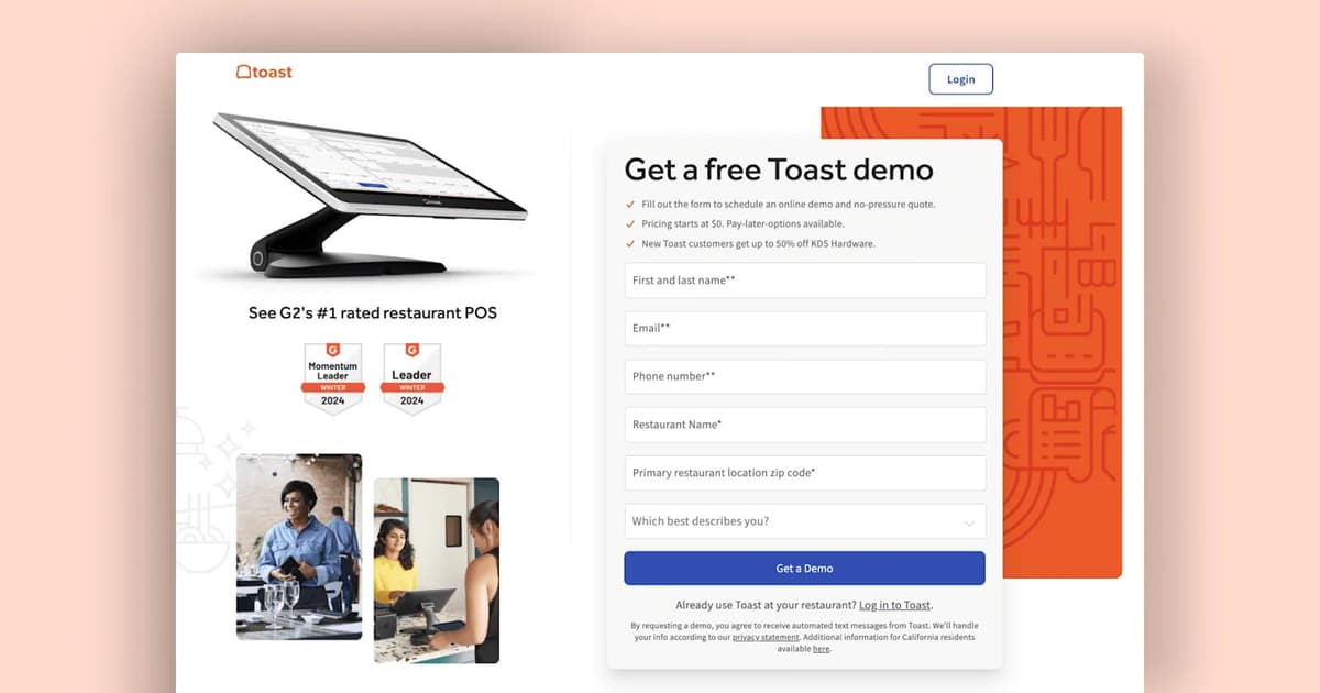16 Best Demo Page Design Examples + Best Practices