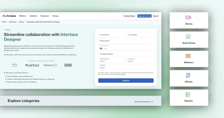 Request Demo Button 16 Best Demo Page Design Examples + Best Practices